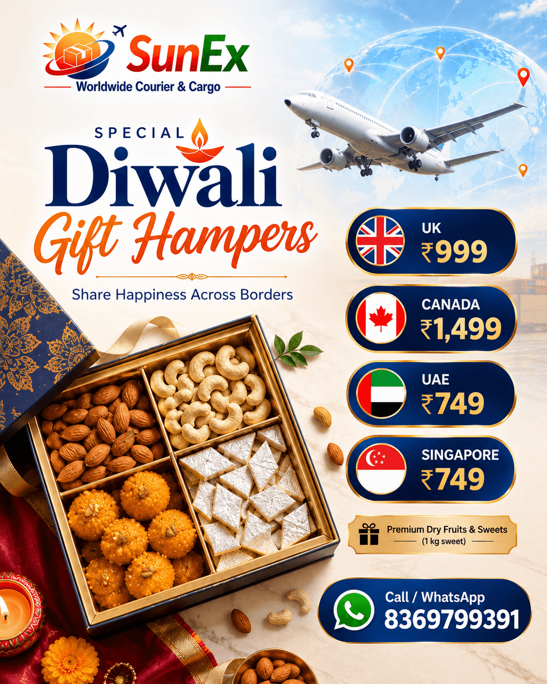 Courier services diwali offer 5 Courier to USA from Mumbai
