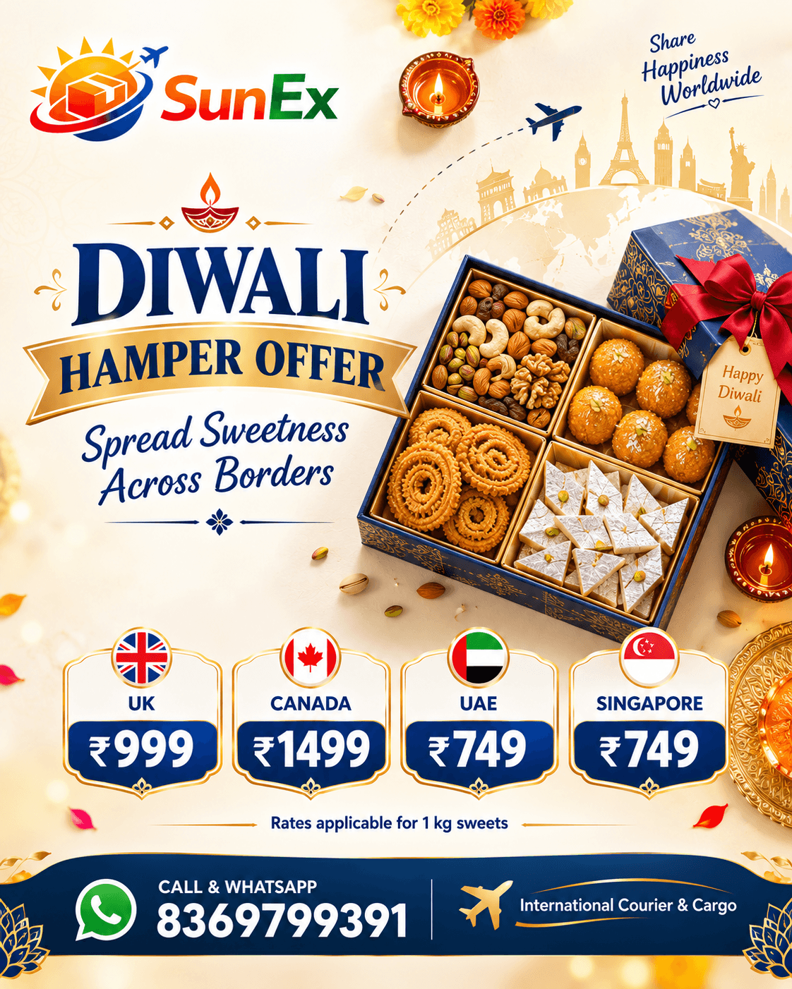 Courier services diwali offer 2 Courier to USA from Mumbai